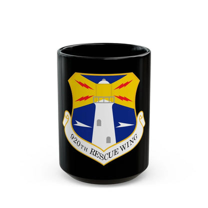 920th Rescue Wing (U.S. Air Force) Black Coffee Mug-15oz-Go Mug Yourself