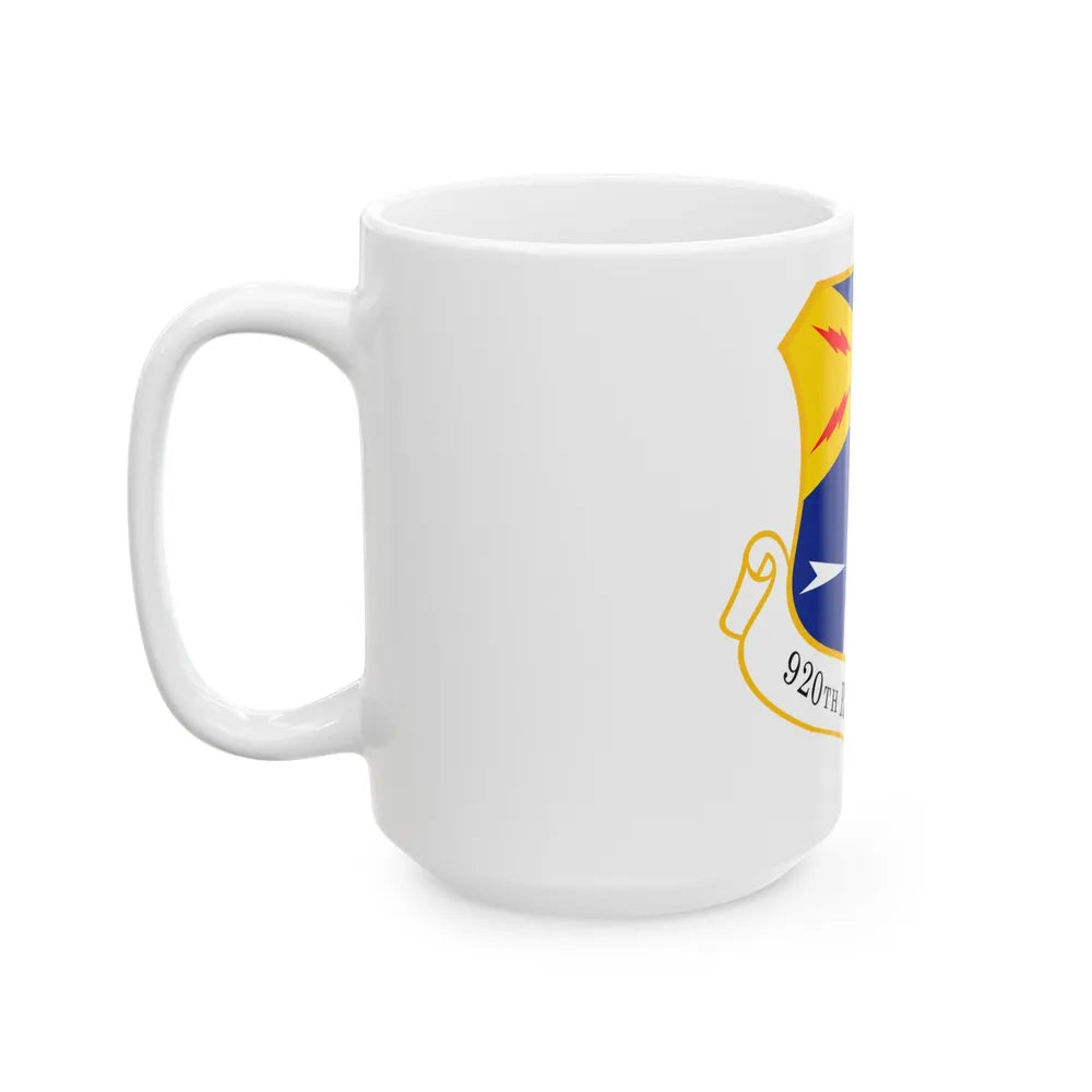 920th Rescue Wing (U.S. Air Force) White Coffee Mug-Go Mug Yourself