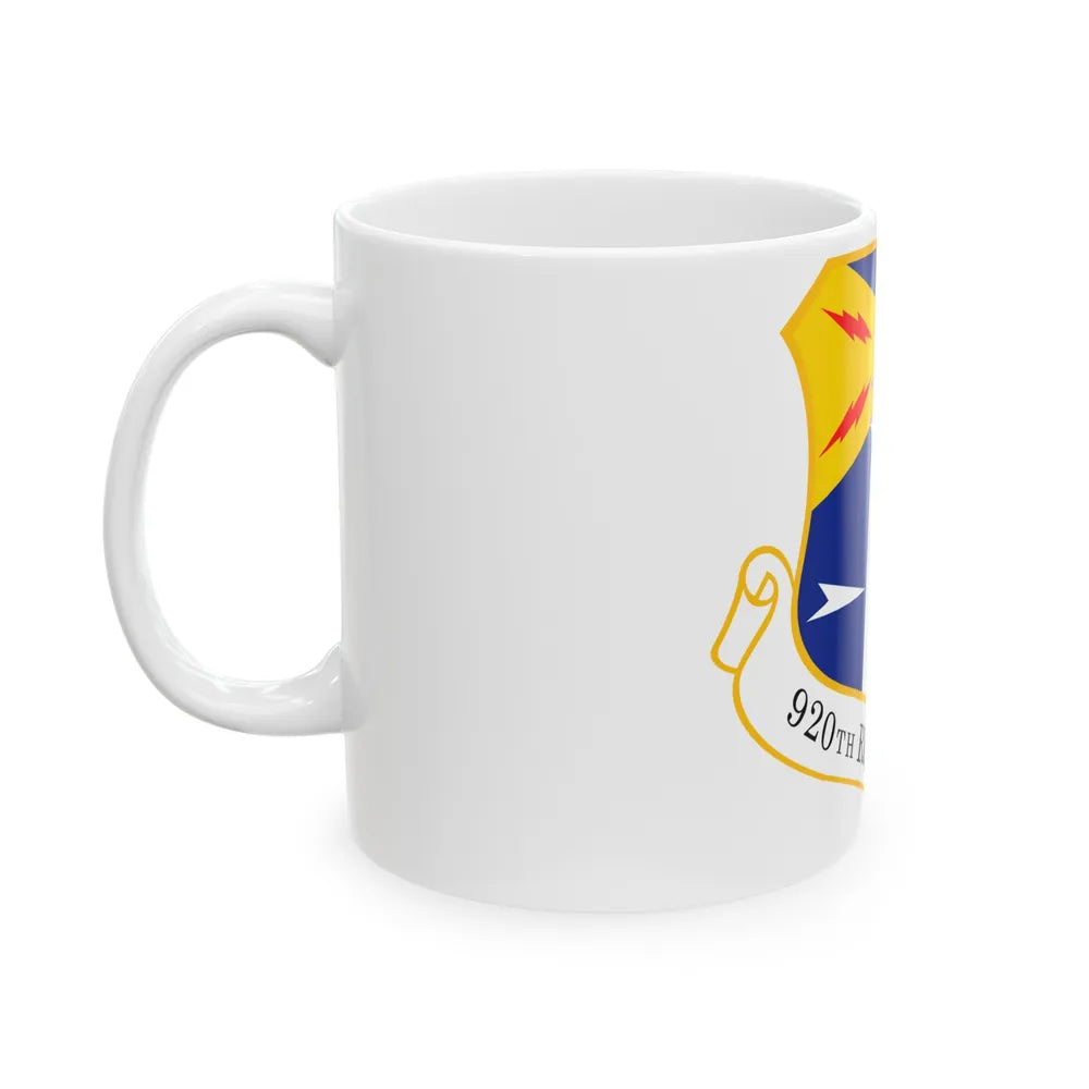 920th Rescue Wing (U.S. Air Force) White Coffee Mug-Go Mug Yourself