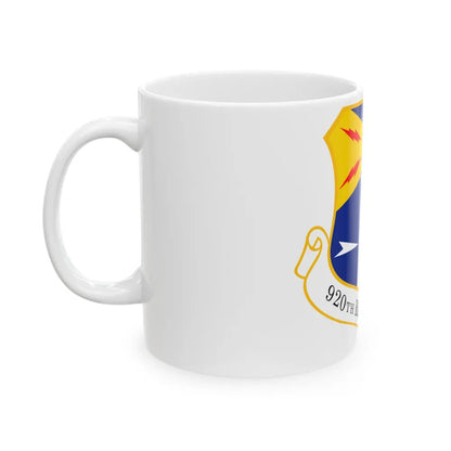 920th Rescue Wing (U.S. Air Force) White Coffee Mug-Go Mug Yourself