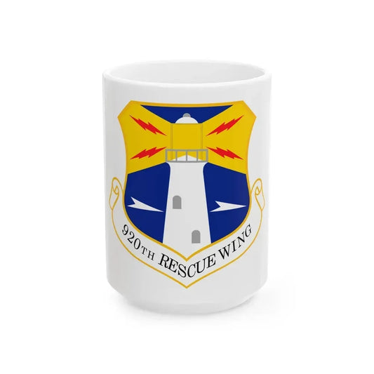 920th Rescue Wing (U.S. Air Force) White Coffee Mug 15oz - Go Mug Yourself