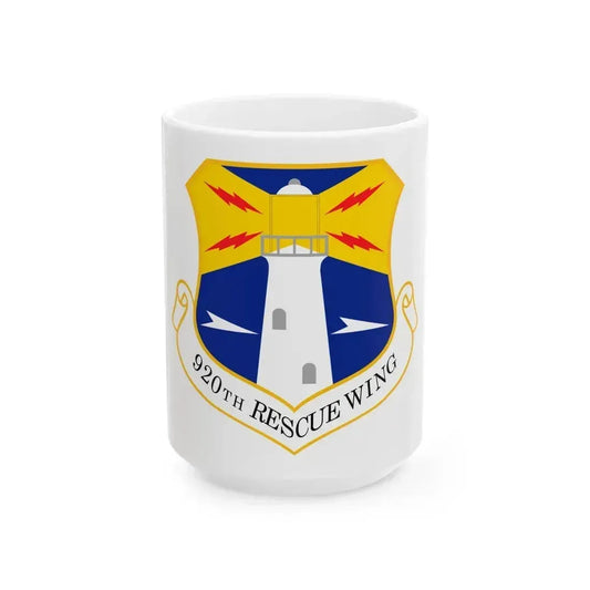 920th Rescue Wing (U.S. Air Force) White Coffee Mug 15oz - Go Mug Yourself