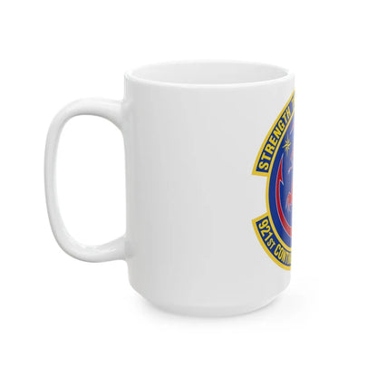 921 Contingency Response Sq AMC (U.S. Air Force) White Coffee Mug-Go Mug Yourself