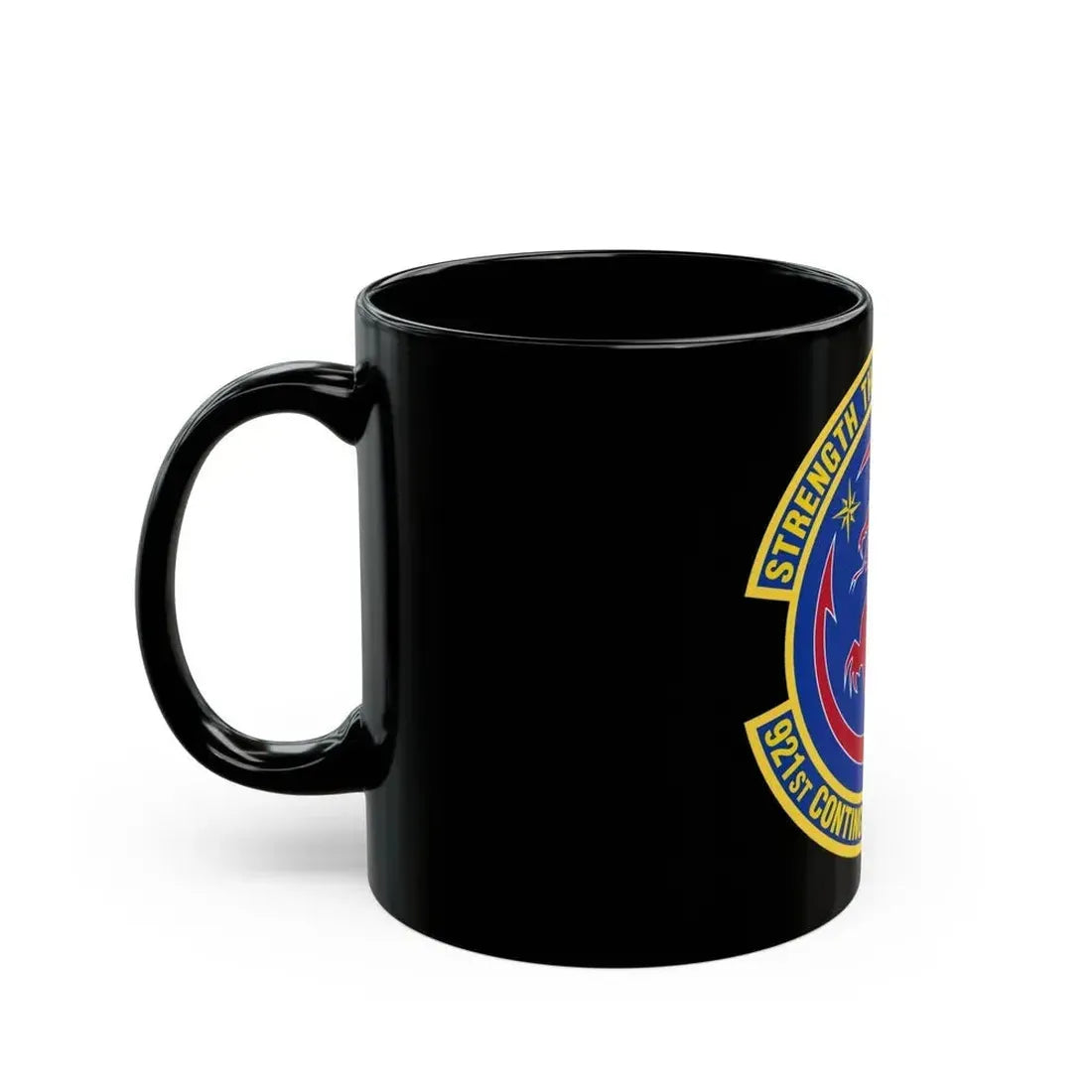921 Contingency Response Sq AMC (U.S. Air Force) Black Coffee Mug - Go Mug Yourself