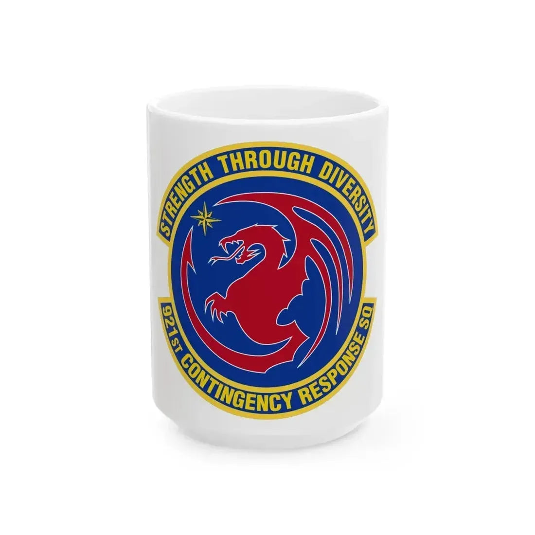 921 Contingency Response Sq AMC (U.S. Air Force) White Coffee Mug 15oz - Go Mug Yourself