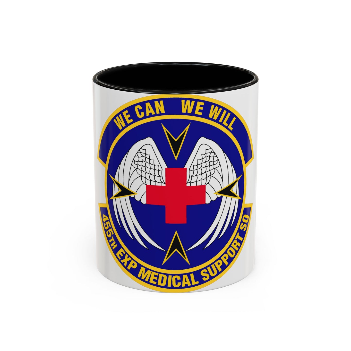 455th Expeditionary Medical Support Squadron (U.S. Air Force) Accent Coffee Mug