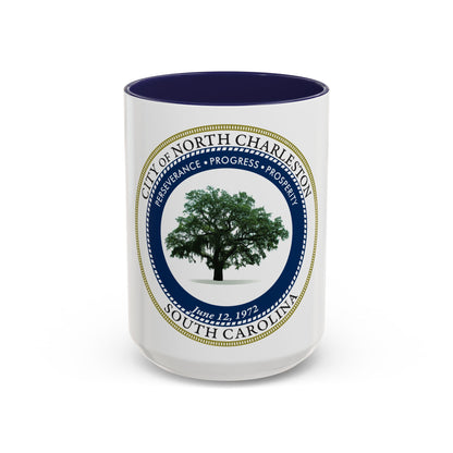 Seal of North Charleston South Carolina - Accent Coffee Mug