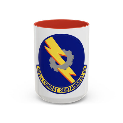 558th Combat Sustainment Squadron (U.S. Air Force) Accent Coffee Mug