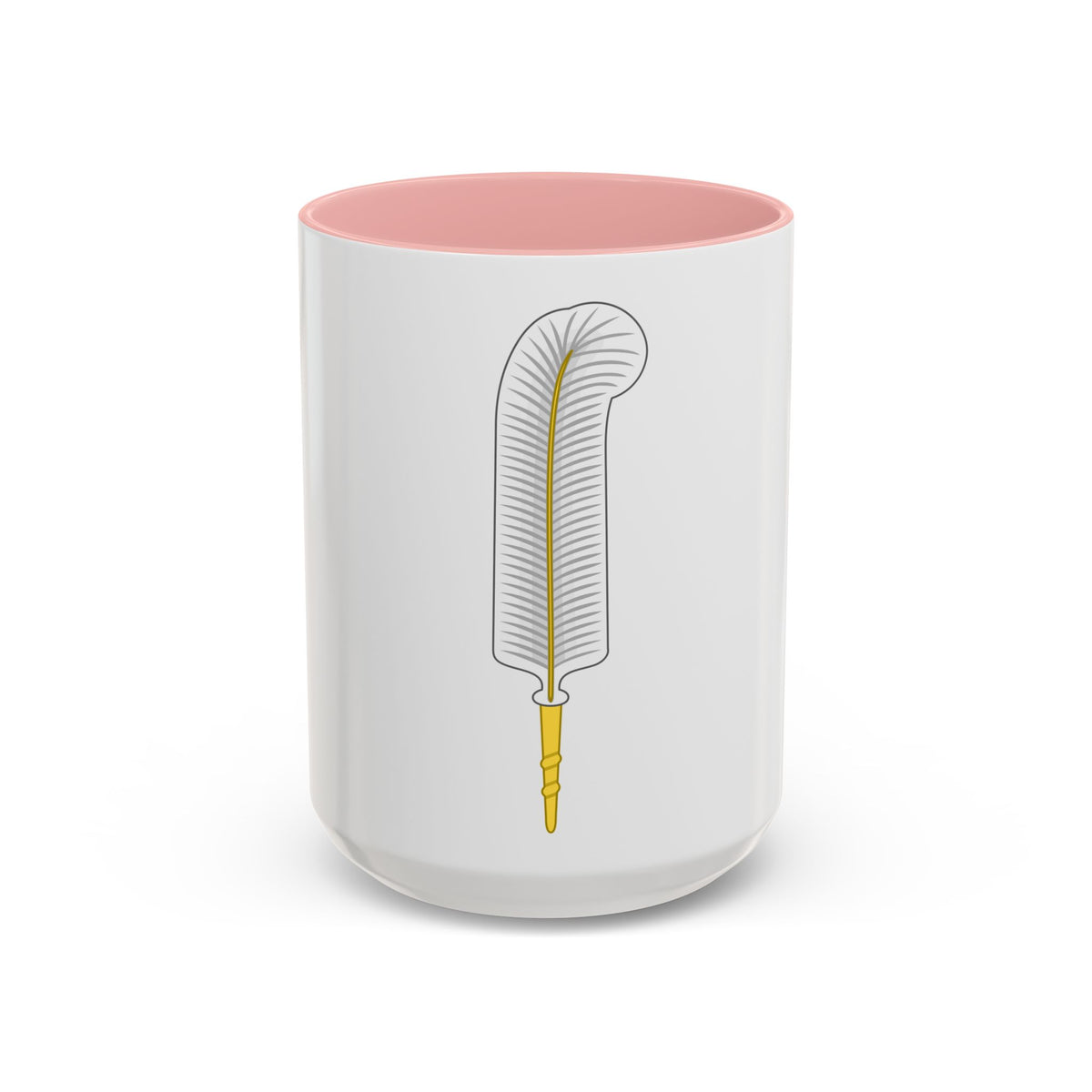 Ostrich Feather Badge - Accent Coffee Mug