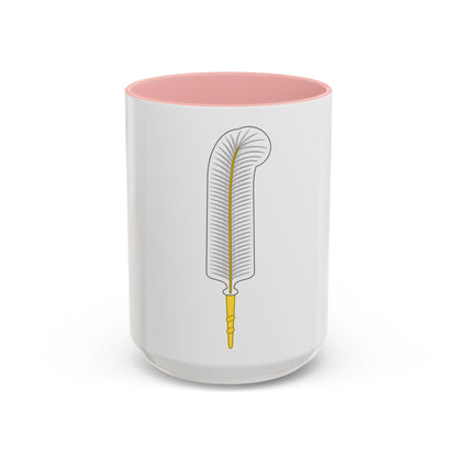 Ostrich Feather Badge - Accent Coffee Mug