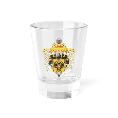 Lesser CoA of the empire of Russia (Russia) (Coat of Arms) Shot Glass 1.5oz