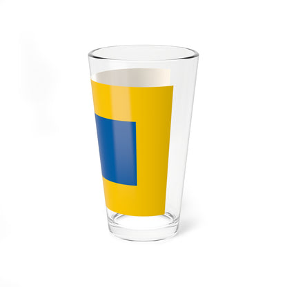 Flag of Szekszard 1941 (Hungary) Pint Glass 16oz