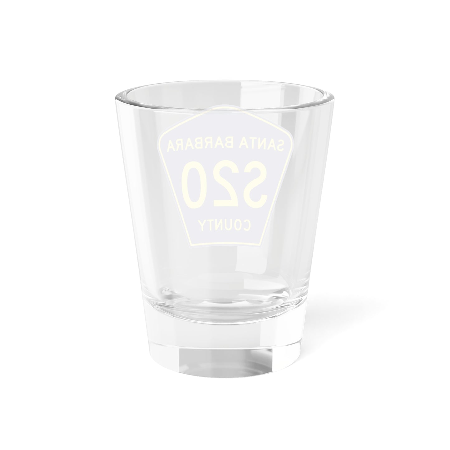 Santa Barbara County S20 (California) (Road Sign) Shot Glass 1.5oz