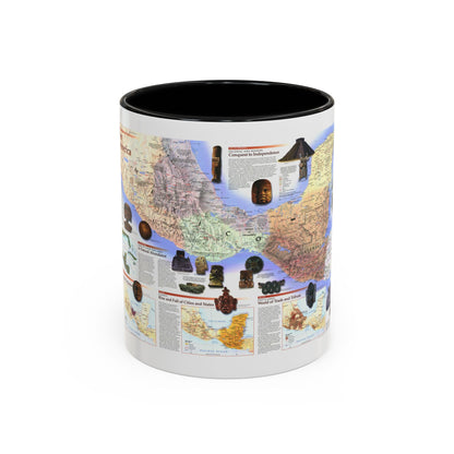North America - Ancient Mesoamerica (1997) (Map) Accent Coffee Mug