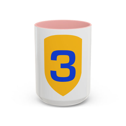 US 3rd Cavalry Division (U.S. Army) Accent Coffee Mug