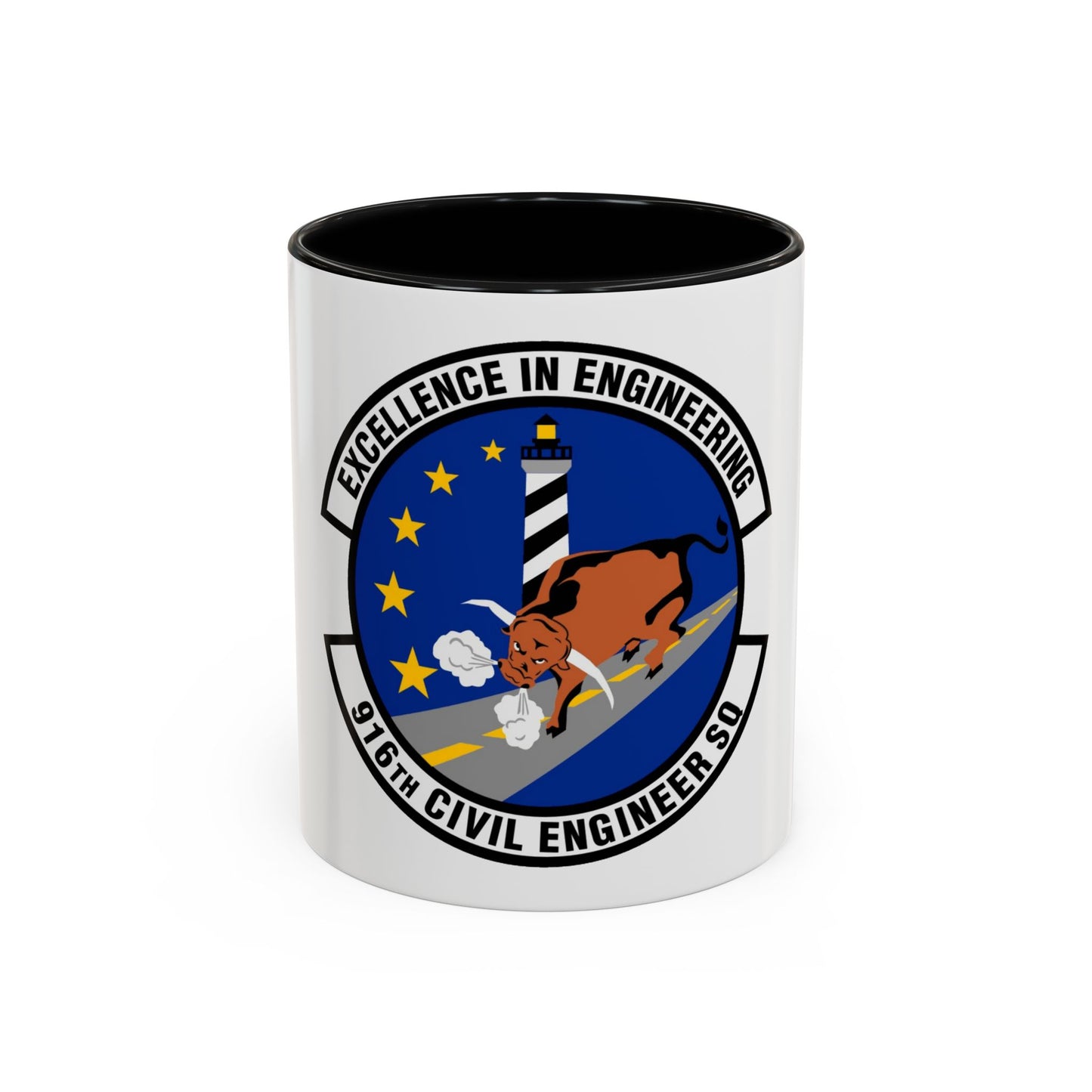 916th Civil Engineer Squadron (U.S. Air Force) Accent Coffee Mug