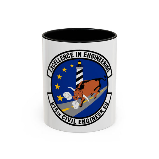 916th Civil Engineer Squadron (U.S. Air Force) Accent Coffee Mug