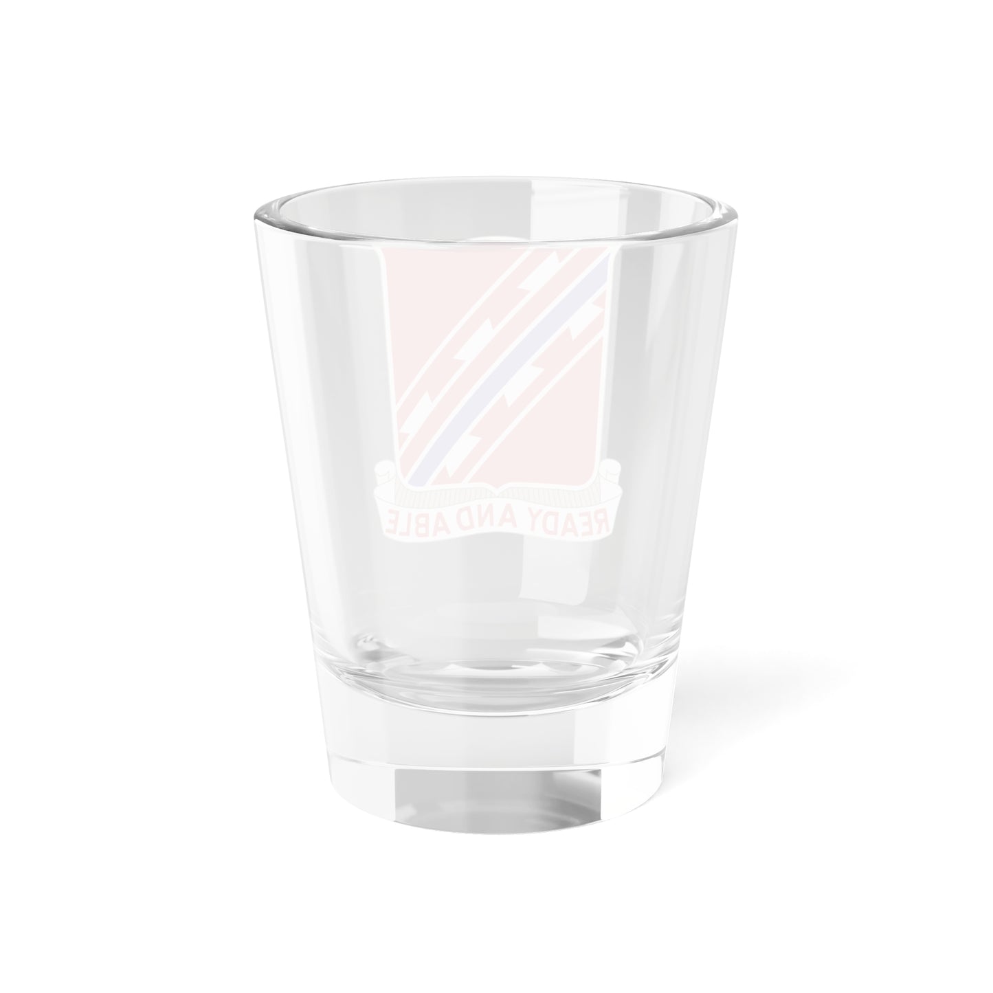 Verre à liqueur du bataillon du génie 411 (armée américaine) 1,5 oz