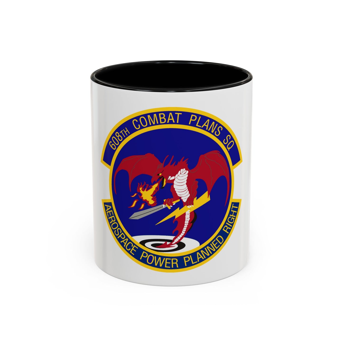 608th Combat Plans Squadron (U.S. Air Force) Accent Coffee Mug