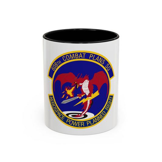 608th Combat Plans Squadron (U.S. Air Force) Accent Coffee Mug