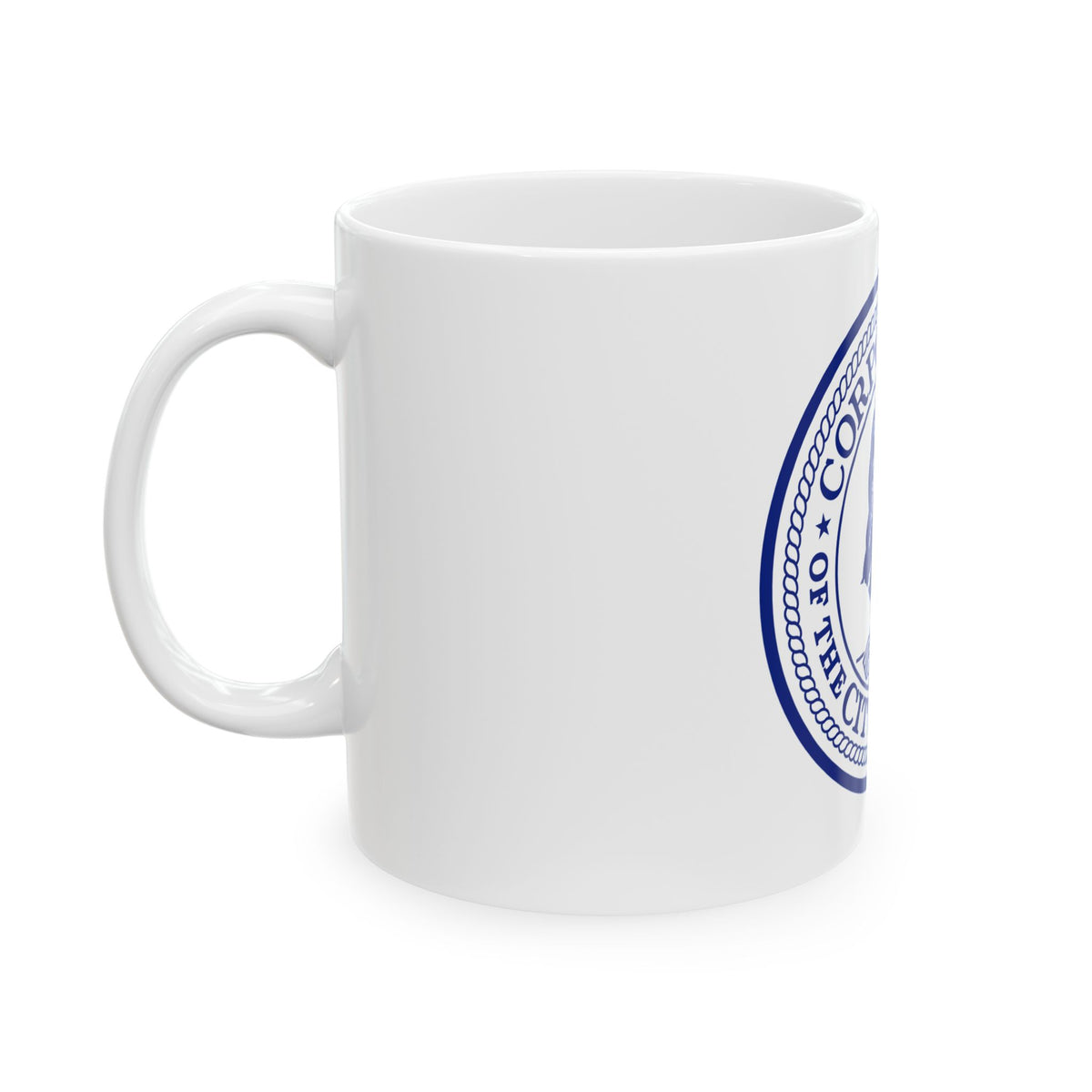 Seal of Yonkers New York - White Coffee Mug