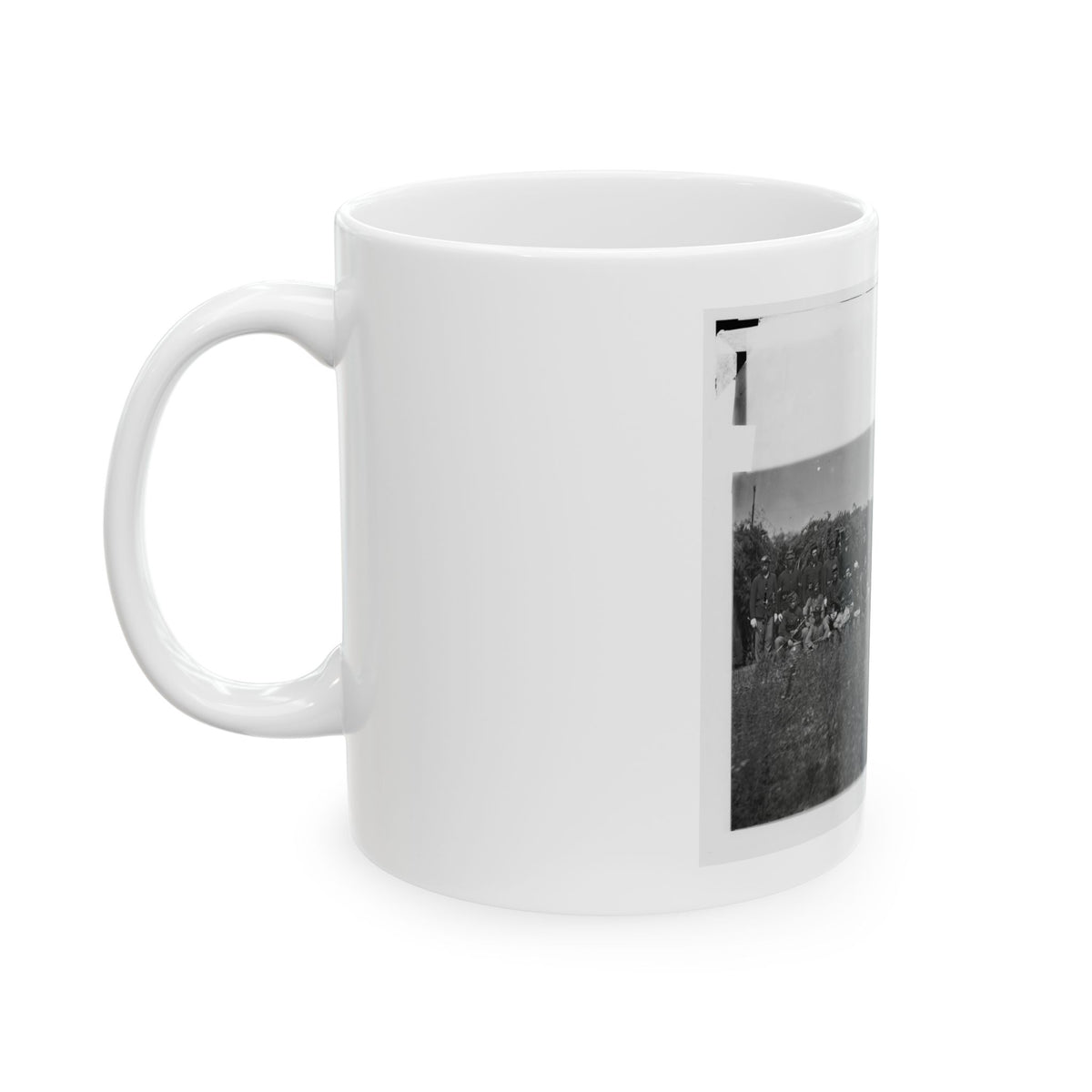 Bealeton, Virginia. Company K 93d New York Infantry Headquarters Guard. Army Of The Potomac (U.S. Civil War) White Coffee Mug