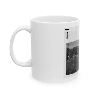 Bealeton, Virginia. Company K 93d New York Infantry Headquarters Guard. Army Of The Potomac (U.S. Civil War) White Coffee Mug
