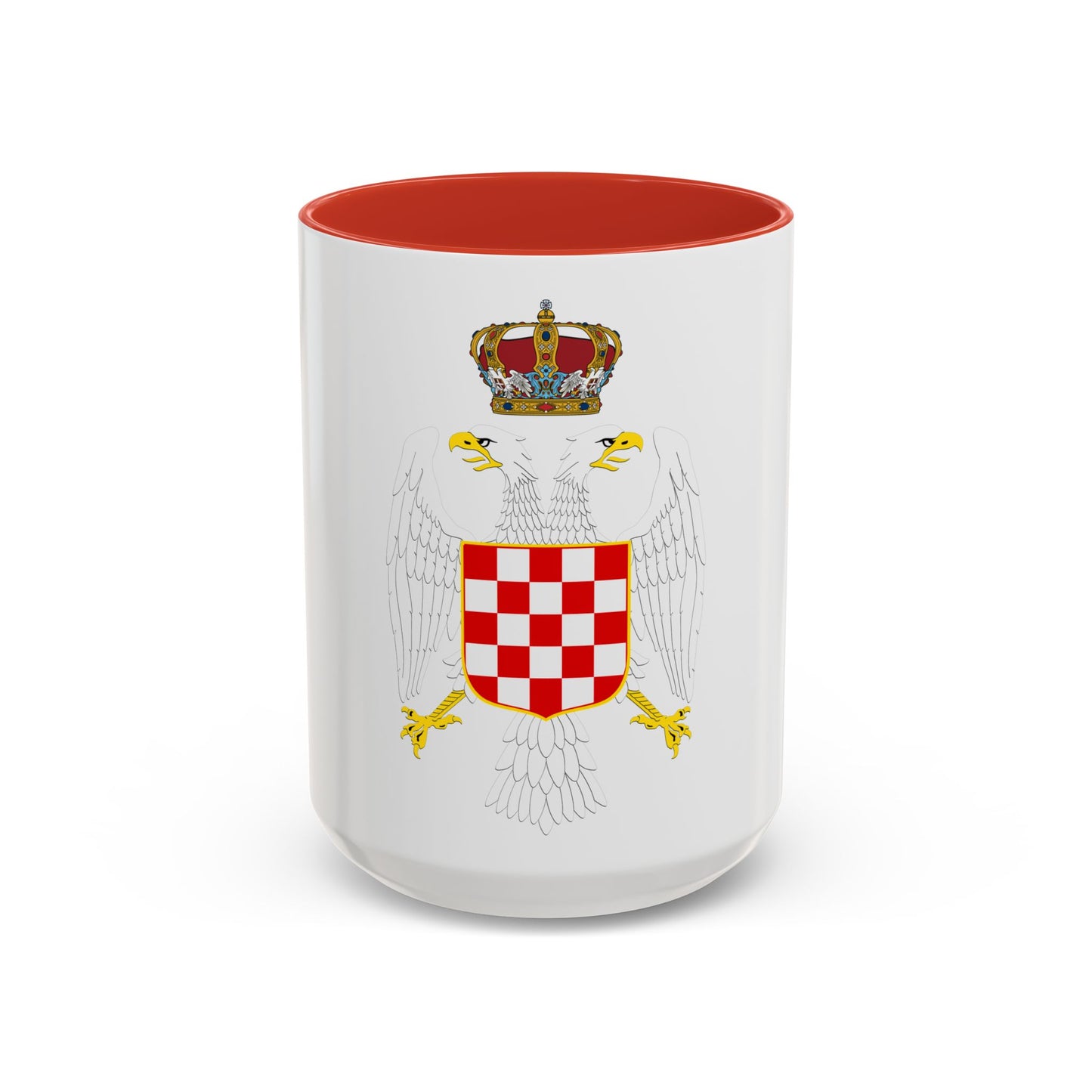 Greater coat of arms of the Banate of Croatia - Accent Coffee Mug