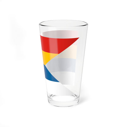 Flag of Commodore of Beiyang Fleet 1890-1909 (China) Pint Glass 16oz