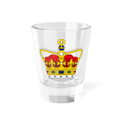 Heraldic Crown of Saint Edward Victorian Era (United Kingdom) (Coat of Arms) Shot Glass 1.5oz