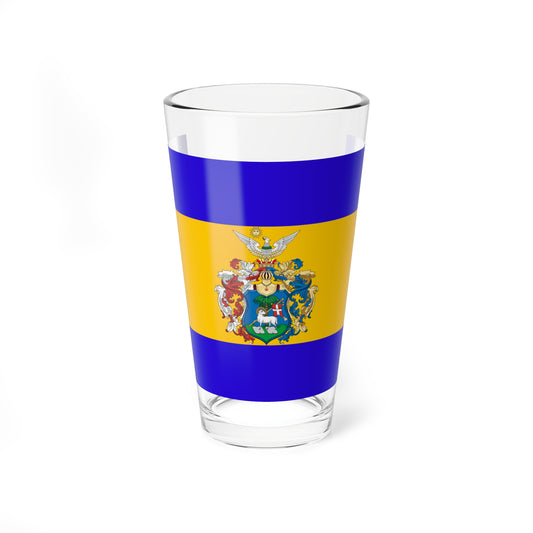 Flag of Debrecen ceremonial (Hungary) Pint Glass 16oz