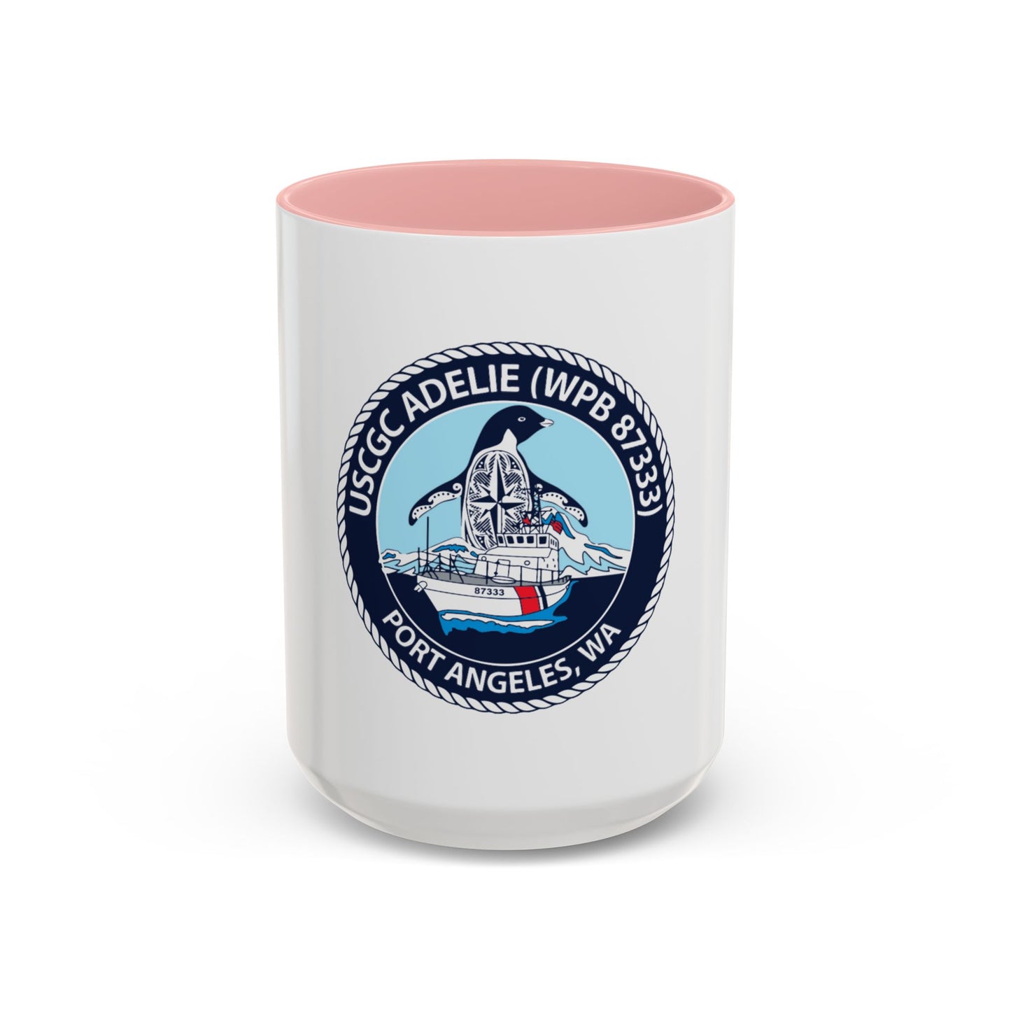 USCGC Adelie (U.S. Coast Guard) Accent Coffee Mug
