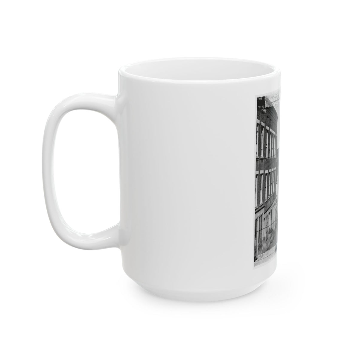 Atlanta, Ga. View On Whitehall Street (U.S. Civil War) White Coffee Mug