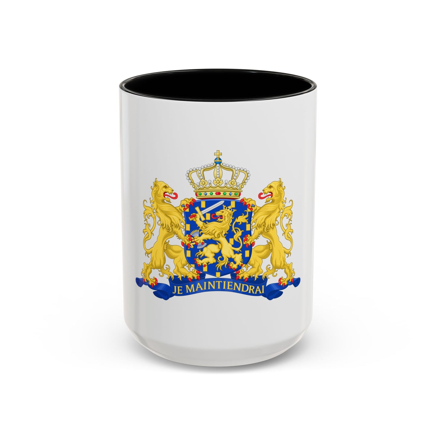 State coat of arms of the Netherlands - Accent Coffee Mug