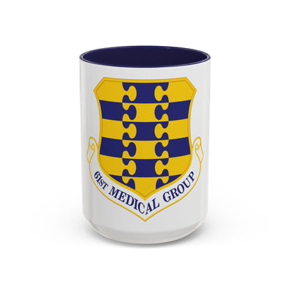 61st Medical Group (U.S. Air Force) Accent Coffee Mug