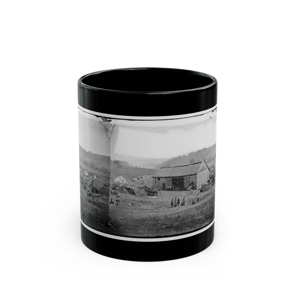 Keedysville, Md., Vicinity.  Smith's Barn, Used As A Hospital After The Battle Of Antietam (U.S. Civil War) Black Coffee Mug