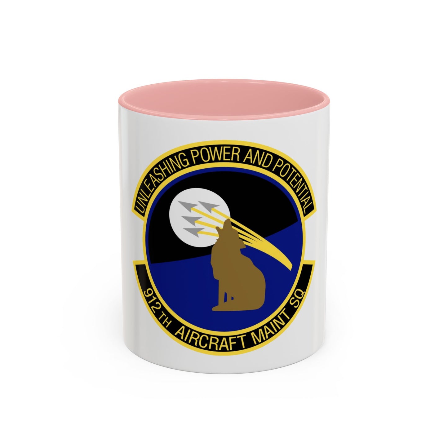 912th Aircraft Maintenance Squadron (U.S. Air Force) Accent Coffee Mug