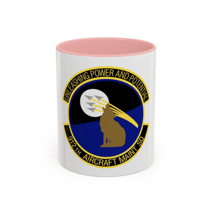 912th Aircraft Maintenance Squadron (U.S. Air Force) Accent Coffee Mug