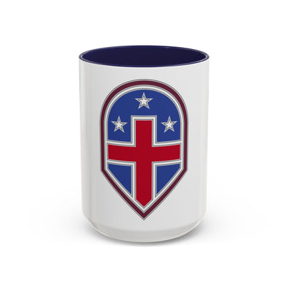 332 Medical Brigade 3 (U.S. Army) Accent Coffee Mug