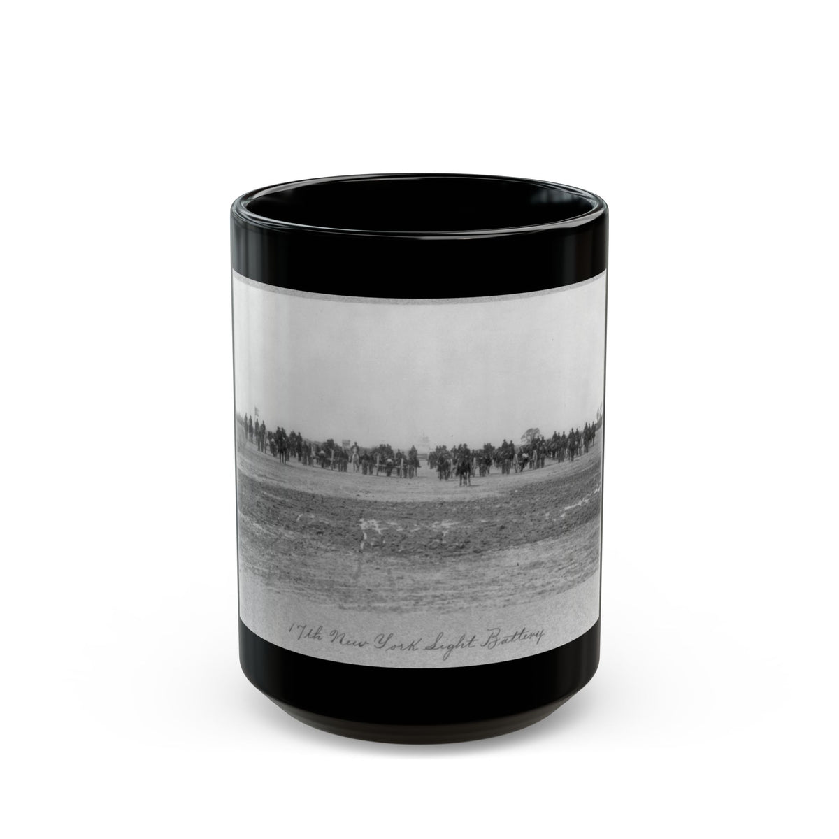 17th New York Light Battery (U.S. Civil War) Black Coffee Mug