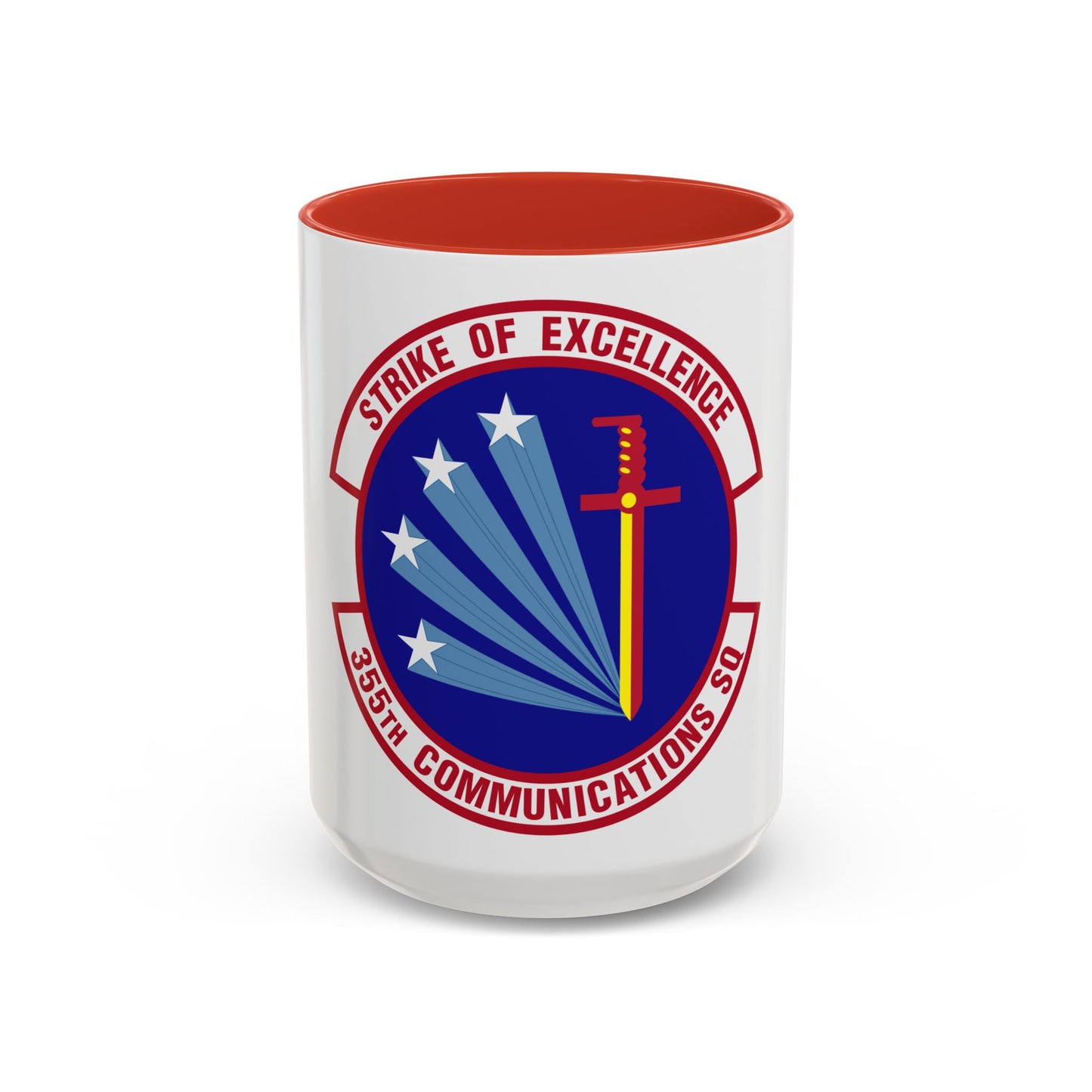 355 Communications Squadron ACC (U.S. Air Force) Accent Coffee Mug
