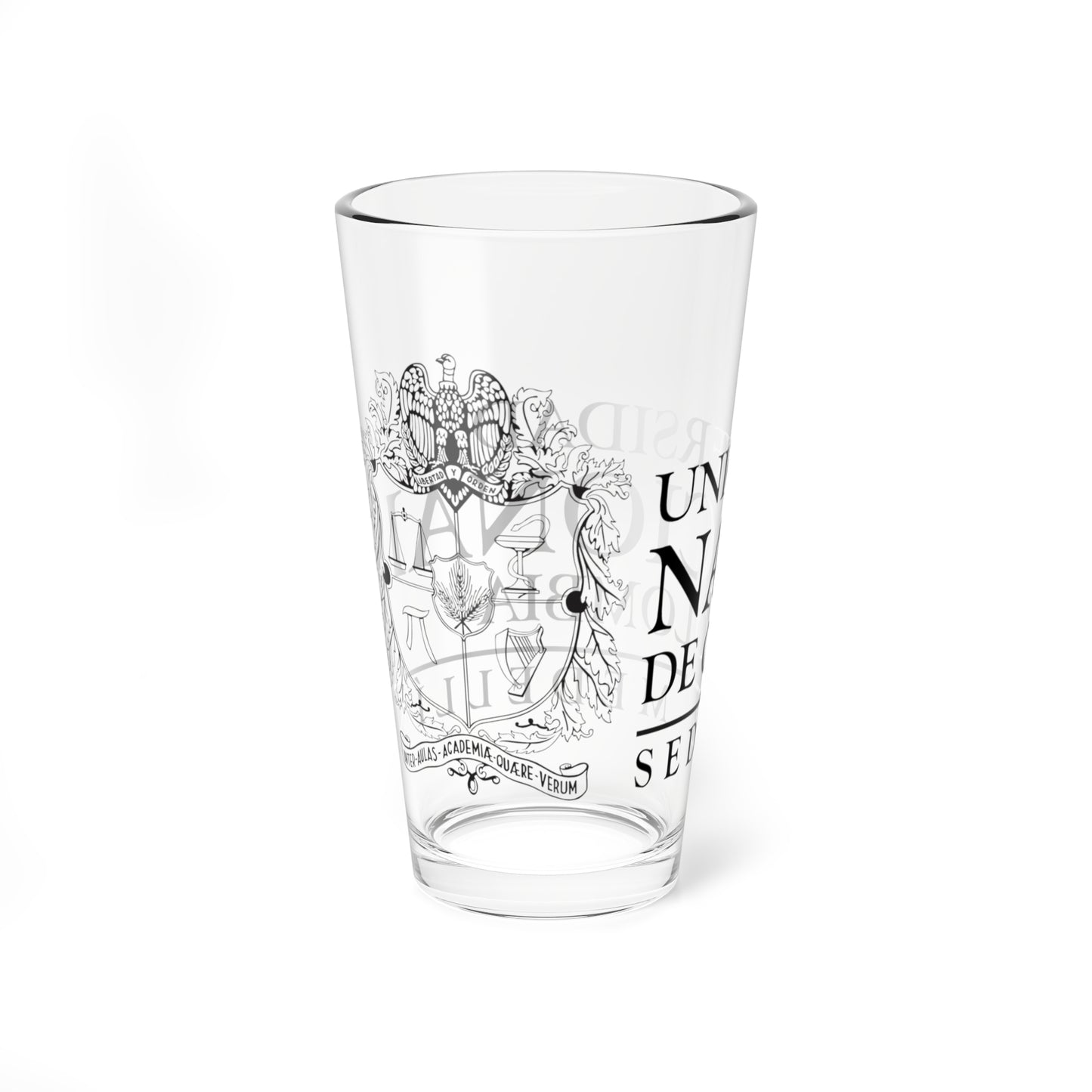 UNAL Aplicación Medellín (Colombia) (Coat of Arms) Pint Glass 16oz
