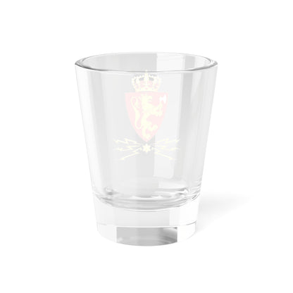 Coat of arms of the Norwegian Telegraph Administration - Shot Glass 1.5oz