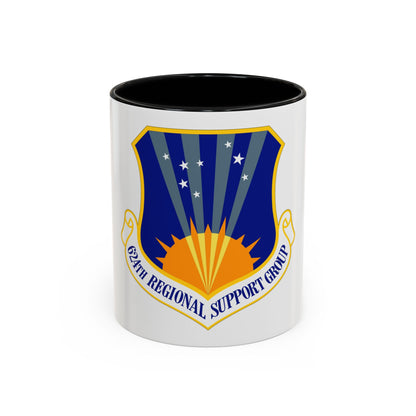 624th Regional Support Group (U.S. Air Force) Accent Coffee Mug