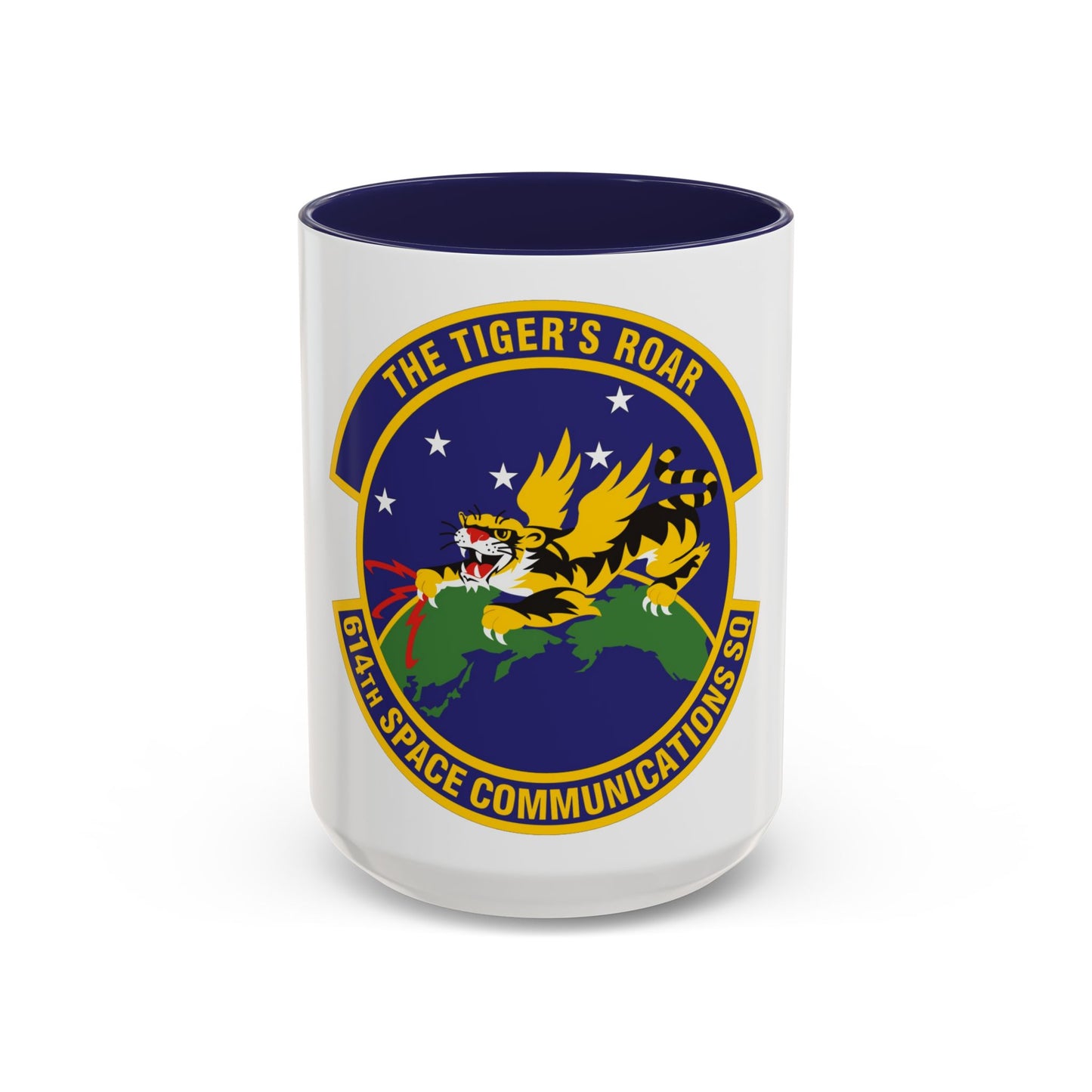 614th Space Communications Squadron (U.S. Air Force) Accent Coffee Mug