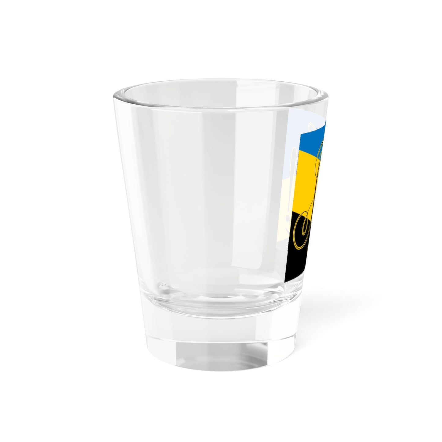 Fahne der Carolingia Zurich (Switzerland) Shot Glass 1.5oz
