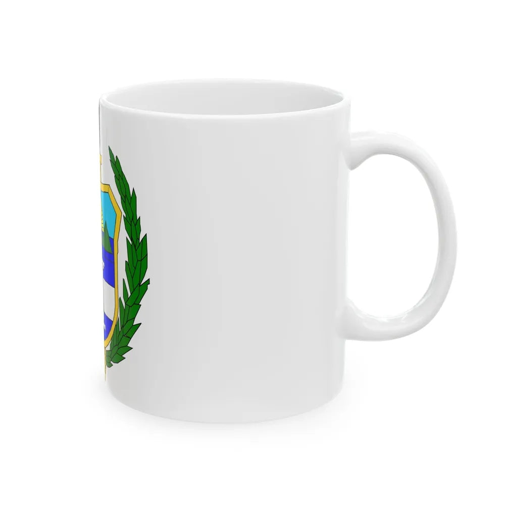 Coat of arms of guatemala (1851-1858) - White Coffee Mug-Go Mug Yourself