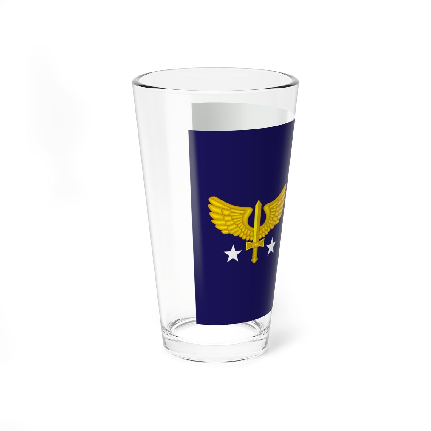 Rank flag of Brigadeiro of Brazilian Air Force (Brazil) Pint Glass 16oz