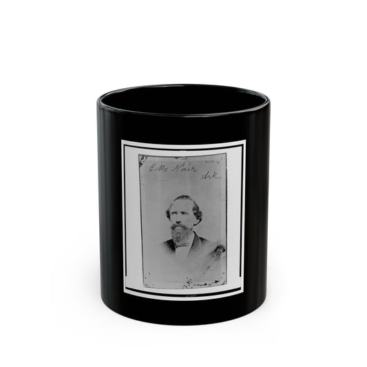 Black and white vintage portrait of a bearded man on a worn photographic plate with handwritten name.