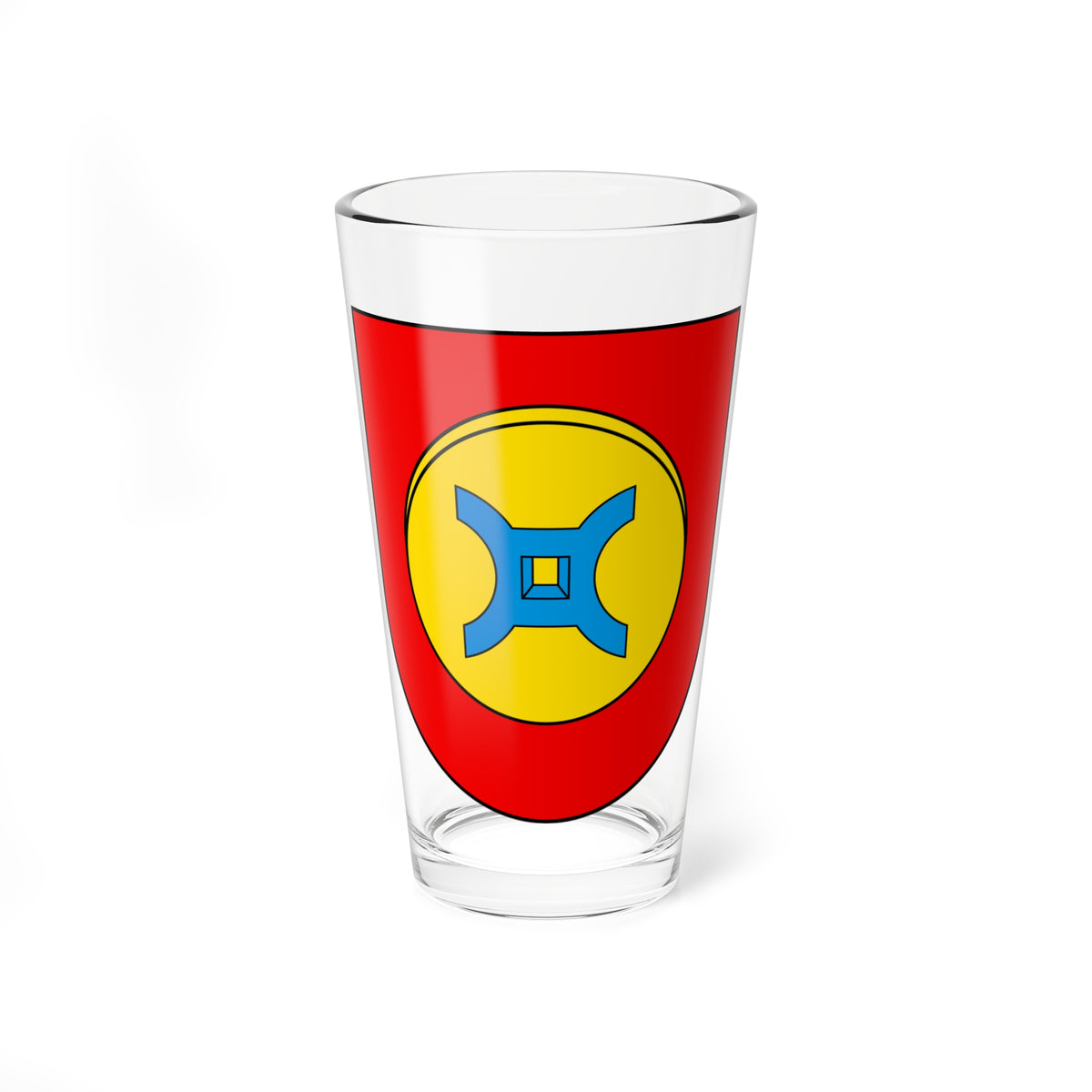 GW-FR-Courtion (Switzerland) (Coat of Arms) Pint Glass 16oz